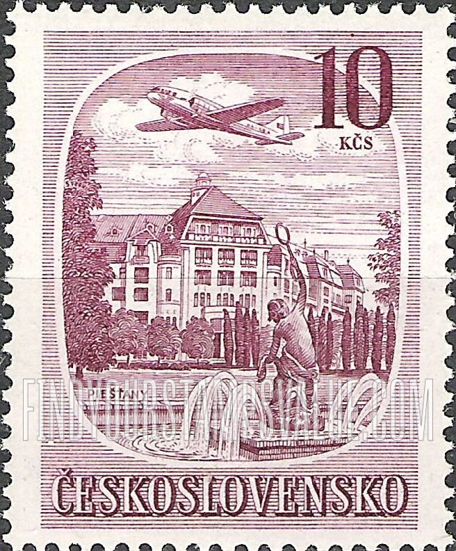 FindYourStampsValue: AIR POST STAMPS - Piestany
