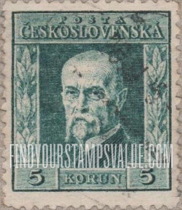 FindYourStampsValue: President Masaryk