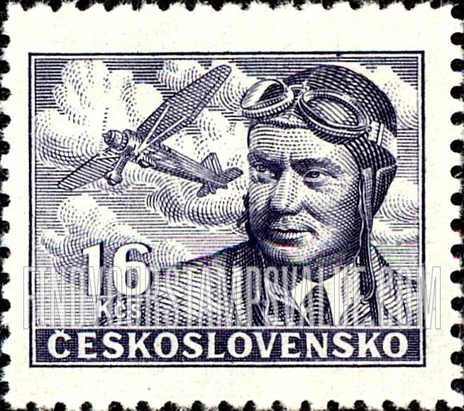 FindYourStampsValue: AIR POST STAMPS - Captain Frantisek Novak