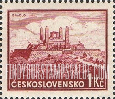 FindYourStampsValue: Monument to General Stefanik, Bradle