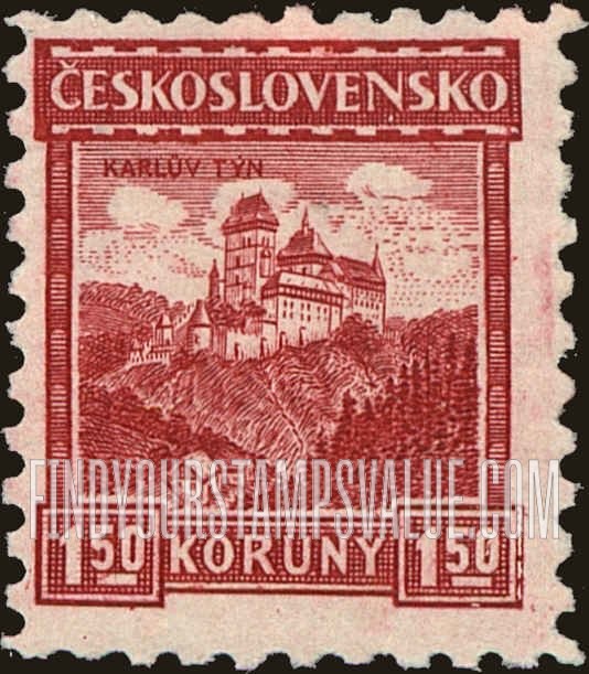 FindYourStampsValue: Karlstein Castle