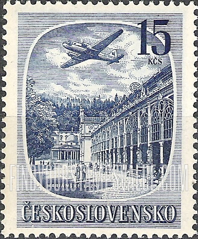 FindYourStampsValue: AIR POST STAMPS - Marienbad