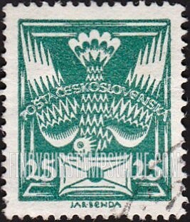 FindYourStampsValue: Carrier Pigeon with Letter