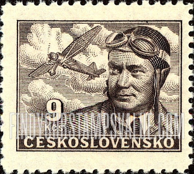 FindYourStampsValue: AIR POST STAMPS - Captain Frantisek Novak