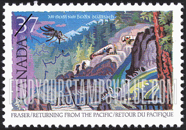 FindYourStampsValue: Simon Fraser (1776-1862), fur trader