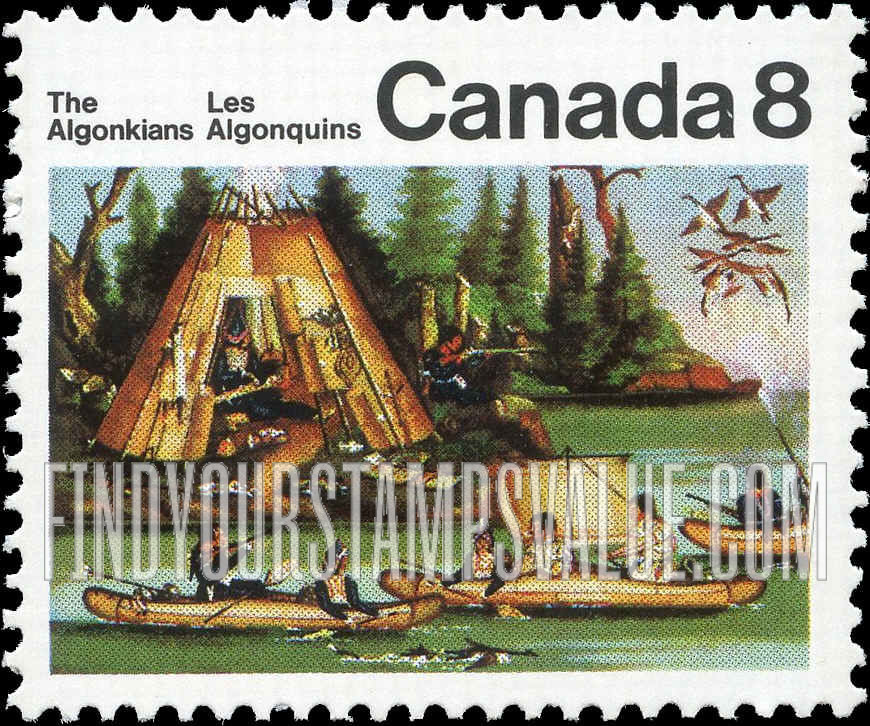 FindYourStampsValue: Indians of Canada: “Micmac Indians”