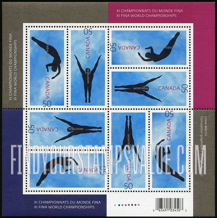 FindYourStampsValue: Diver & Swimmer