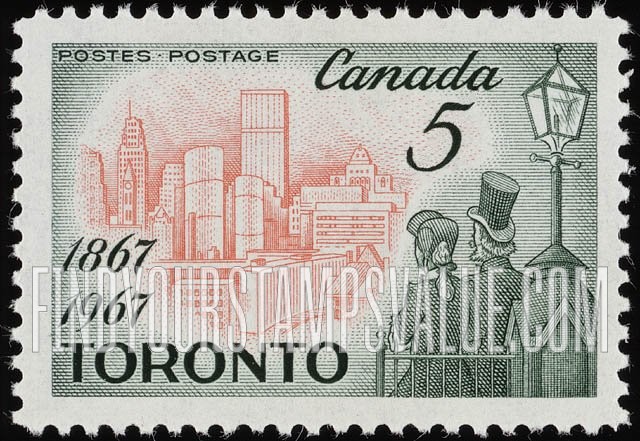 FindYourStampsValue: Toronto in 1967 and Citizens of 1867