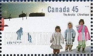 FindYourStampsValue: Canadian Arctic: Children