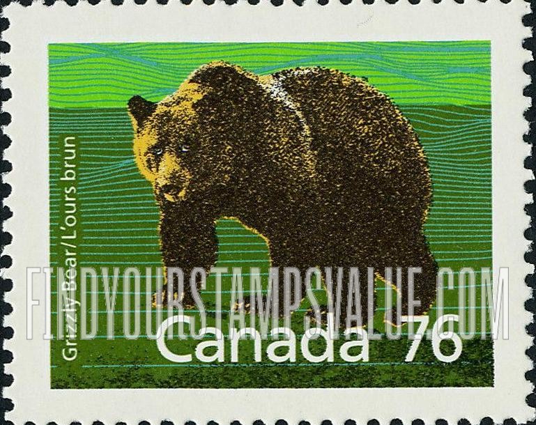 FindYourStampsValue: Grizzly bear