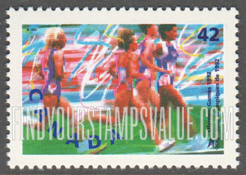FindYourStampsValue: 1992 Olympic Games Type: Running