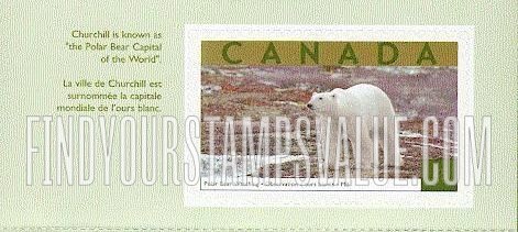 FindYourStampsValue: Tourist Attractions Type of 2001: Polar bear watching, Man