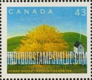 FindYourStampsValue: Canada Day: Hedge Maple