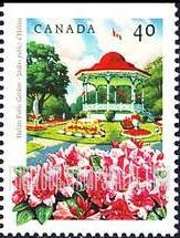 FindYourStampsValue: Halifax Public Gardens, Nova Scotia.