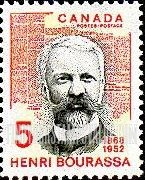 FindYourStampsValue: Henri Bourassa and Newspaper page