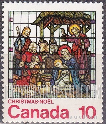FindYourStampsValue: Christmas: Nativity, St. Jude, London, Ontario.