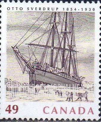 FindYourStampsValue: The Fram, Ship of Otto Sverdrup (1854-1930), Arctic Explorer