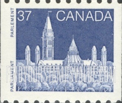 FindYourStampsValue: Parliament, Coil Stamps