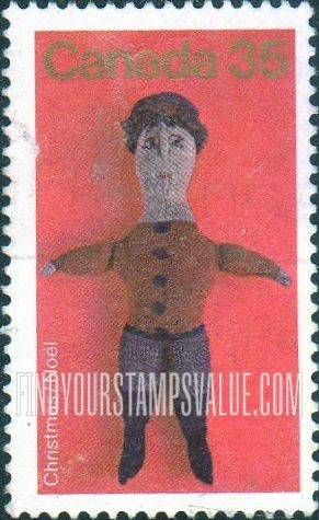 FindYourStampsValue: Knitted doll