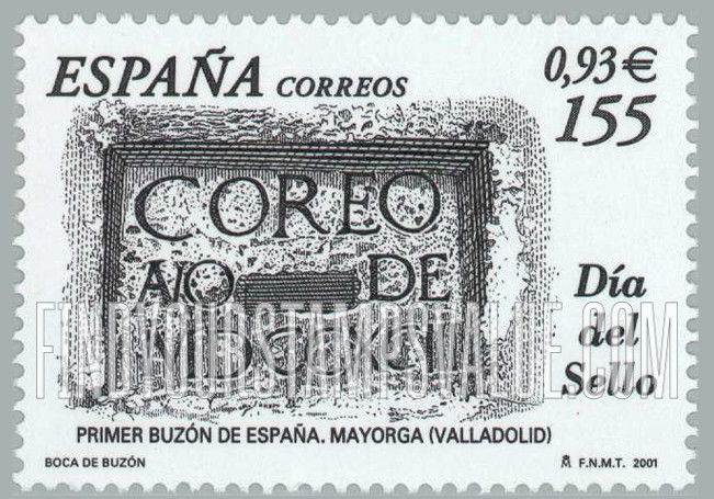 FindYourStampsValue: First Spanish Mail Box, Mayorga