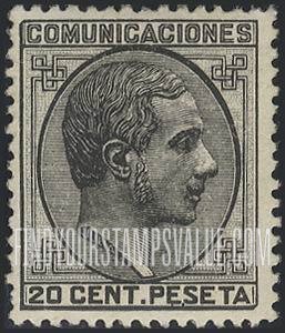 FindYourStampsValue: Kingdom: King Alfonso XII