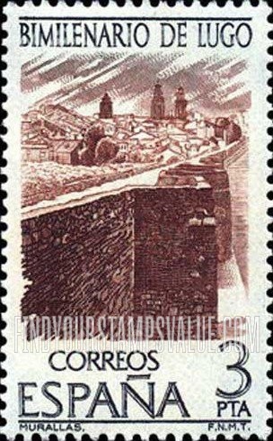 FindYourStampsValue: Lugo city wall