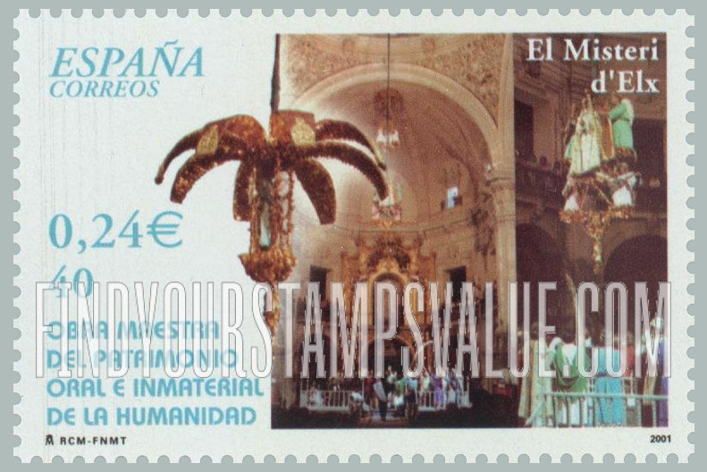 FindYourStampsValue: World Heritage Sites: The Mystery of Elx (Elche)