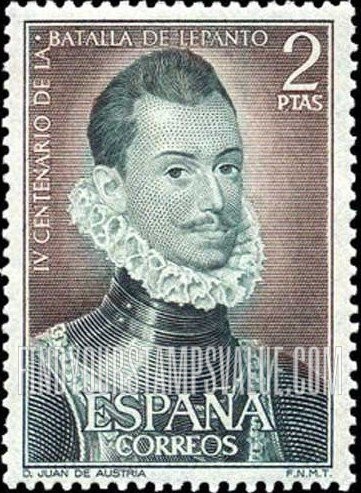 FindYourStampsValue: Don Juan of Austria, Fleet Commander