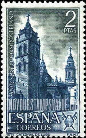 FindYourStampsValue: Lugo Cathedral