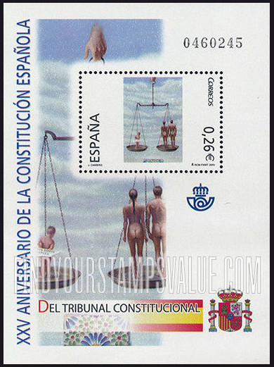 FindYourStampsValue: Constitution, 25th Anniversary