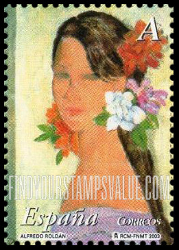 FindYourStampsValue: Paintings by Alfredo Roldán