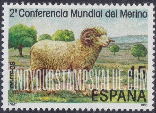 FindYourStampsValue: 2nd World Conference on Merino Sheep