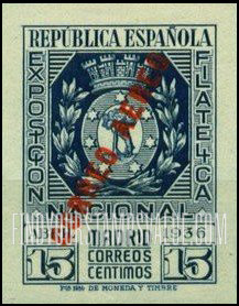 FindYourStampsValue: Air Post: Arms of Madrid