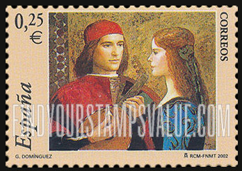 FindYourStampsValue: Paintings With Musical Instruments by Goyo Domínguez