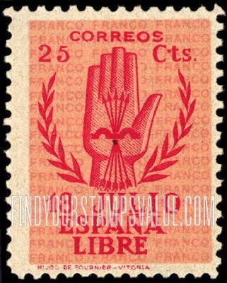 FindYourStampsValue: Emblem of the Falange