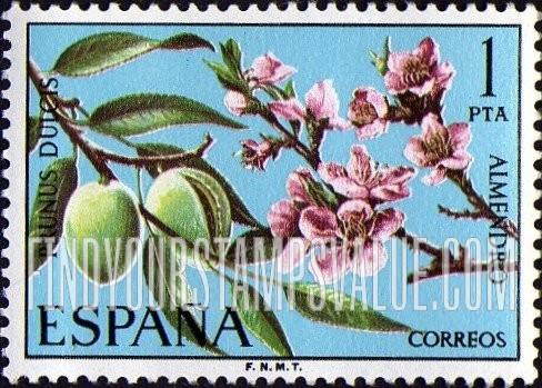 FindYourStampsValue: Almonds, nuts and blossoms