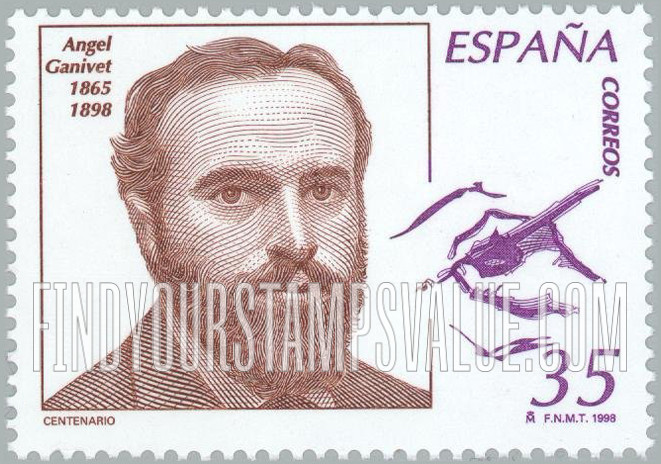 FindYourStampsValue: Angel Ganivet (1865-98), Writer