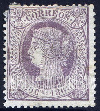 FindYourStampsValue: Kingdom: Isabella II
