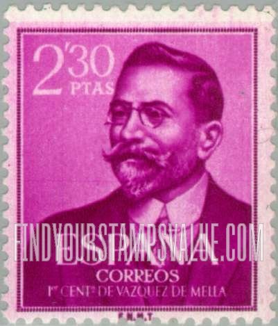 FindYourStampsValue: Juan Vazquez de Mella