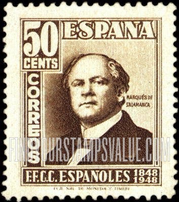 FindYourStampsValue: José de Salamanca y Mayol