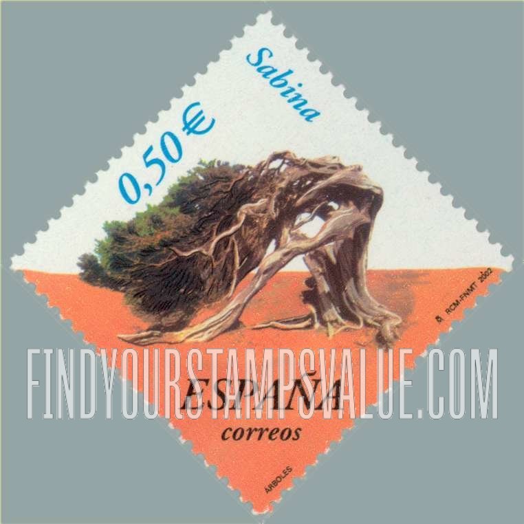 FindYourStampsValue: Trees: Savin (sabina)