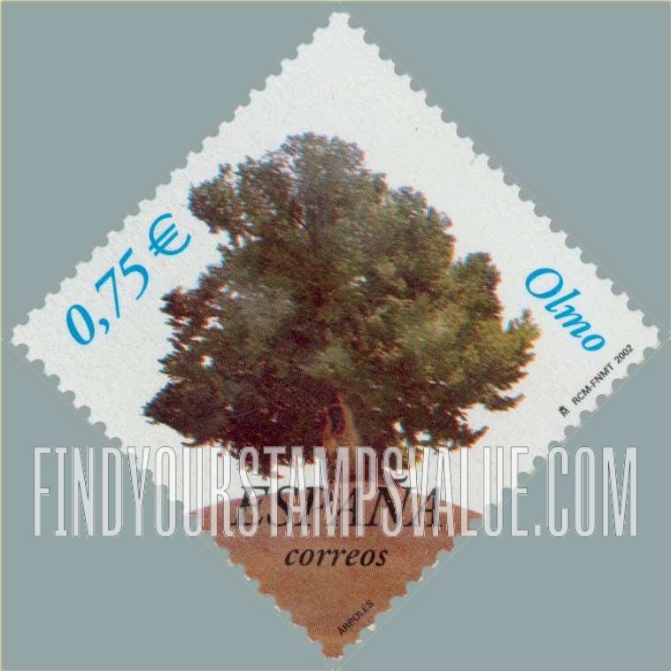 FindYourStampsValue: Trees: Elm (olmo)