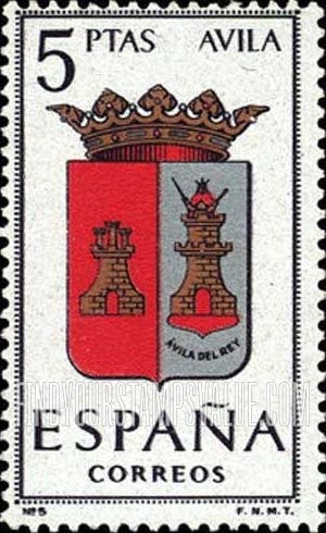 FindYourStampsValue: Provincial Arms Issue: Avila