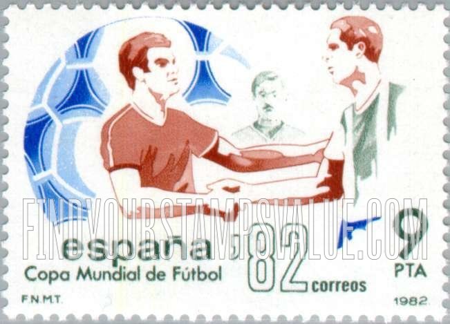 FindYourStampsValue: 1982 World Cup: Captains’ handshake