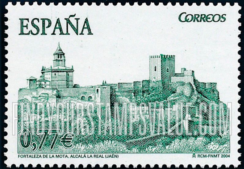 FindYourStampsValue: Castles: Mota Fortress, Alcalá la Real