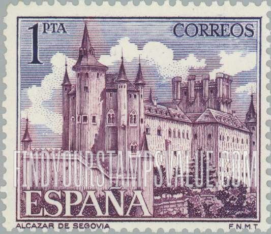 FindYourStampsValue: Alcazar, Segovia