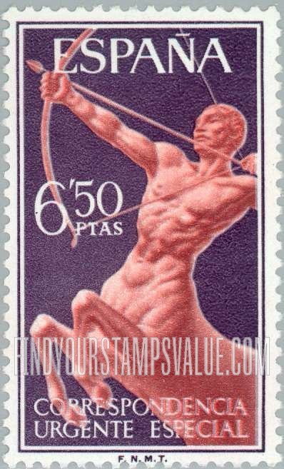 FindYourStampsValue: Special Delivery: Spanish State, Centaur