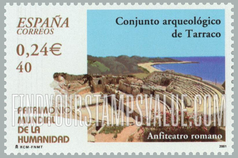 FindYourStampsValue: World Heritage Sites: Archaeological Ensemble of Tarraco