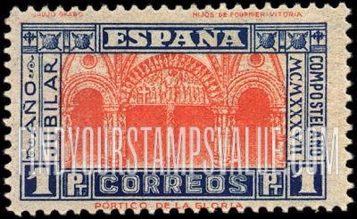 FindYourStampsValue: Pо́rtico de la Gloria