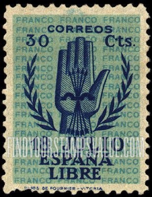 FindYourStampsValue: Emblem of the Falange
